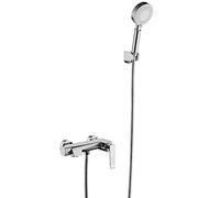 Paye de Douche - Robinette de Baignoire-PE Robinet de Baignoire à poignée Unique Faueuse de Remplissage de Baignoire à Baignoire à Eau Chaude à Eau Froide avec Pomme de Douche à Main