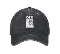 Payeah Off !, Rock N Roll Band Demin Cap Outdoor Adventures Chapeaux Femme Casquette de Baseball pour Hommes