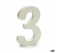 Payer 3 bois blanc (1,8 x 21 x 17 cm) (12 pièces)