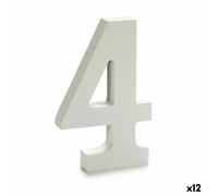 Payer 4 bois blanc (1,8 x 21 x 17 cm) (12 pièces)