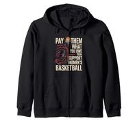 Payez-Leur ce Que Vous Leur devez. Support de Basket-Ball Sweat à Capuche