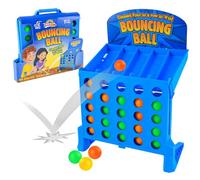 PAYFULLY Bouncing Ball Jeu de table avec 4 balles d'action gagnantes, 4 shots de tir, jeu de rebond pour enfants, adultes