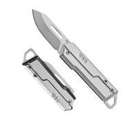PAYFULLY Couteau de Poche, Acier inoxydable Couteau Pliant de Pochem, Couteau Porte Clé, Canif de Poche Pliant pour le camping, la randonnée et l'extérieur