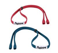 Payivsve Sangle de lunettes for Lunettes de Sport, Maintien fort Elastic Cordon lunettes, Cordons de Lunettes de Sport pour Lunettes de Soleil Convient à toutes les tailles de tête (Rouge+Bleu)