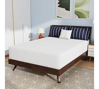 PayLessHere Matelas en mousse à mémoire de forme avec gel rafraîchissant au charbon de bambou de 30,5 cm dans une boîte/matelas à fermeté moyenne/sans fibre de verre/soulagement de la pression et