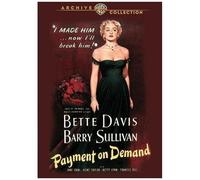 Payment On Demand - Bette Davis - Dvd (1951)