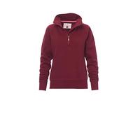 PAYPER Bricofer.org Sweat-shirt demi-zippé pour femme Miami + Lady Bordeaux