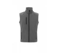 PAYPER GLASGOW Gilet Softshell unisexe coupe-vent imperméable sans manches Gris acier Taille XXS
