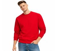 Payper Mistral+ Sweat Ras du Cou pour Homme à Manches Longues Raglan mélange Coton Poignets Taille en cône élastique Rouge