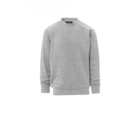 PAYPER New Orleans Sweat-shirt pour homme ras du cou manches longues et taille en coton mélangé polyester gris chiné - Gris - S