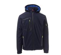 PAYPER Veste d'hiver softshell Outddor, unisexe, bleu marine, taille M, bleu marine, M
