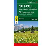 Pays alpins 1:800 000 / carte de voyage