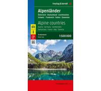 Pays alpins, carte routière 1:500.000, freytag & berndt
