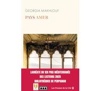 Pays amer : 1er Prix Méditerranée des lecteurs - Bibliothèques de Perpignan