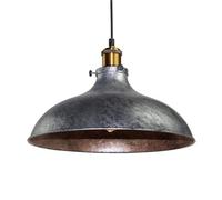 Pays américain Industriel Vintage Fer forgé créatif rétro Abat-Jour en métal Noir Suspension pour Restaurant
