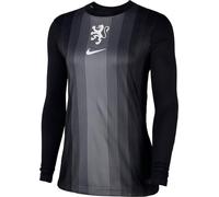 Pays-Bas 2025/26 Stadium Gardien De But Maillot De Foot À Manches Longues Replica Nike Dri-Fit pour Femme, Black/Smoke Grey/White, HQ1127-010, XS