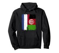 Pays-Bas Afghanistan Demi-Drapeau Patrimoine Afghan néerlandais Sweat à Capuche