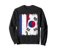 Pays-Bas Corée du Sud Demi Drapeau Néerlandais Corée du Sud Sweatshirt