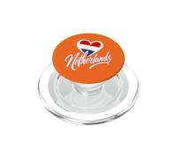 Pays-Bas Cœur Dutch Heritage Holland Pride Minimalist PopSockets PopGrip pour MagSafe