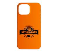 Pays-Bas Globe Stars World Cup Football Coque pour iPhone 16 Pro Max