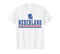 Pays-Bas Pays-Bas Hollande Drapeau Néerlandais Pride T-Shirt Graphique avec Valeur, Homme, Blanc, S