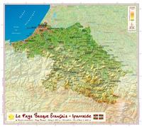 Pays basque 31 x 31 cm - 31 x 31 cm - Collectif - Georelief - Atlas / carte