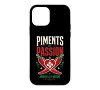 Pays Basque Amour Euskal Herria Couple Piments Lauburu Coque pour iPhone 12 Mini