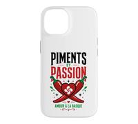 Pays Basque Amour Euskal Herria Couple Piments Lauburu Coque pour iPhone 14