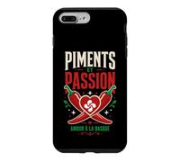 Pays Basque Amour Euskal Herria Couple Piments Lauburu Coque pour iPhone 7 Plus/8 Plus