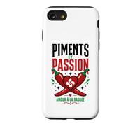 Pays Basque Amour Euskal Herria Couple Piments Lauburu Coque pour iPhone SE (2020) / 7/8