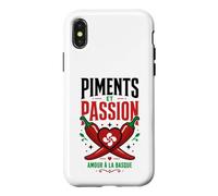 Pays Basque Amour Euskal Herria Couple Piments Lauburu Coque pour iPhone X/XS