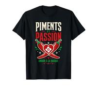 Pays Basque Amour Euskal Herria Couple Piments Lauburu T-Shirt