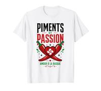 Pays Basque Amour Euskal Herria Couple Piments Lauburu T-Shirt