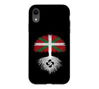 Pays Basque Arbre Racines Basques Lauburu Drapeau Ikurrina Coque pour iPhone XR