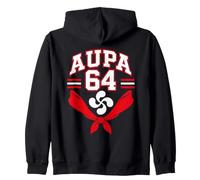 Pays Basque Aupa 64 Basques Fiers Lauburu Euskal Herria Sweat à Capuche