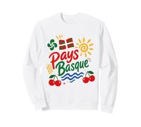 Pays Basque Été Cerises Basques Lauburu Soleil Vacances Sweatshirt