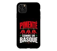 Pays Basque Homme Humour Piment Espelette Lauburu Coque pour iPhone 11 Pro Max