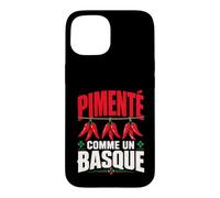Pays Basque Homme Humour Piment Espelette Lauburu Coque pour iPhone 15