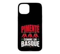 Pays Basque Homme Humour Piment Espelette Lauburu Coque pour iPhone 15 Plus