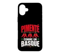 Pays Basque Homme Humour Piment Espelette Lauburu Coque pour iPhone 16 Plus