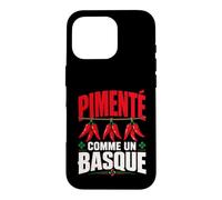 Pays Basque Homme Humour Piment Espelette Lauburu Coque pour iPhone 16 Pro
