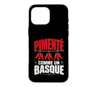 Pays Basque Homme Humour Piment Espelette Lauburu Coque pour iPhone 16 Pro Max