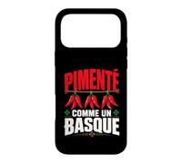 Pays Basque Homme Humour Piment Espelette Lauburu Coque pour iPhone 17 Pro Max