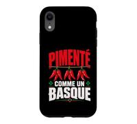 Pays Basque Homme Humour Piment Espelette Lauburu Coque pour iPhone XR