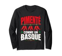Pays Basque Homme Humour Piment Espelette Lauburu Manche Longue