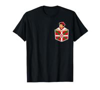 Pays Basque Homme Papa Lauburu Poche Ikurrina Euskal Herria T-Shirt