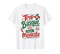 Pays Basque Humour Basques Fiers Lauburu Piment Euskalduna T-Shirt