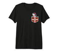 Pays Basque Humour Poisson Pêcheur Lauburu Poche Ikurrina T-Shirt Haut de Gamme