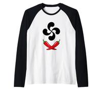 Pays Basque Lauburu Piment Espelette Symbole Euskalduna Manche Raglan