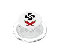 Pays Basque Lauburu Piment Espelette Symbole Euskalduna PopSockets PopGrip pour MagSafe